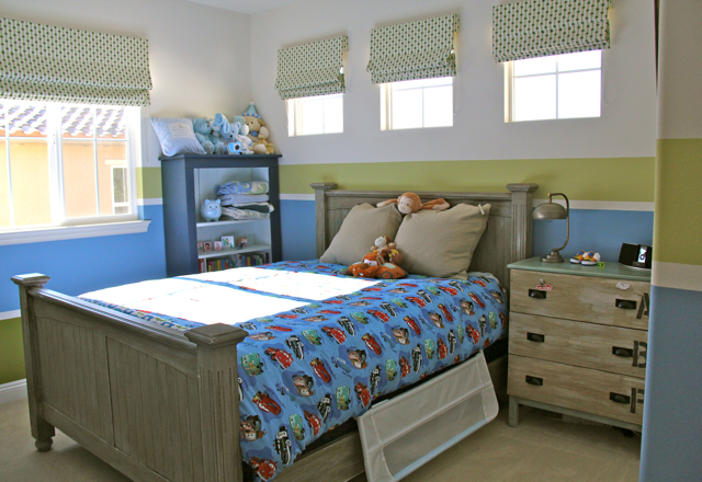 Restoration Hardware-inspired big boy room