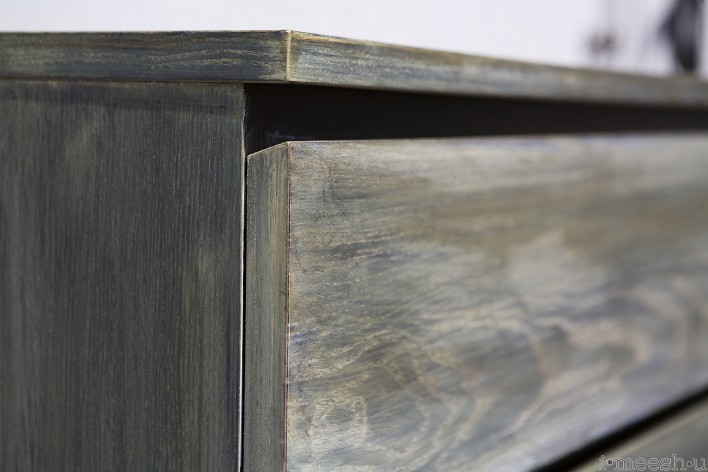 Ikea Malm painted to look like Restoration Hardware