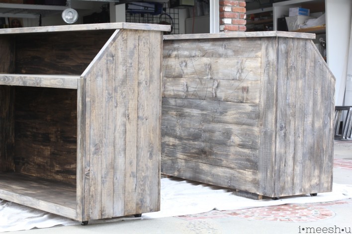 barn wood bar